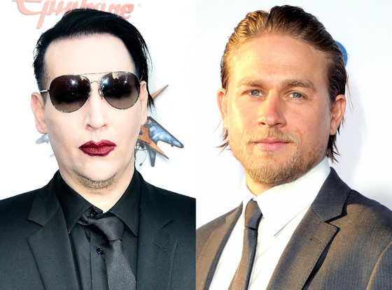 Marilyn Manson, Charlie Hunnam Marilyn Manson, Charlie Hunnam
